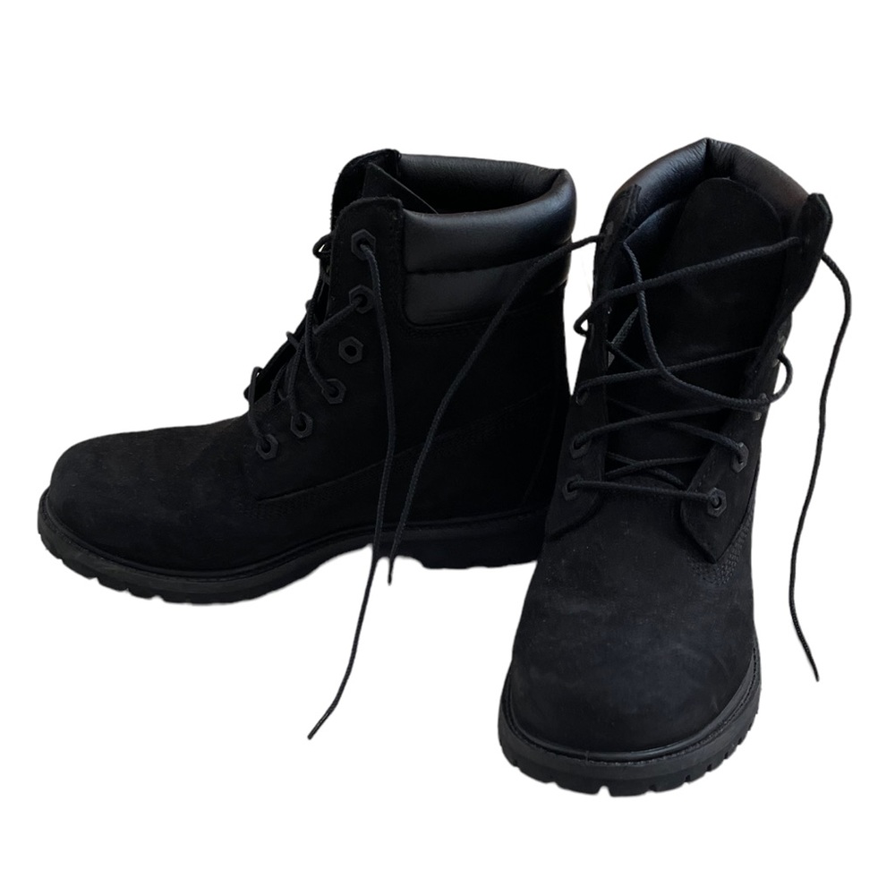 Timberland Ortholite Linden Wood Waterproof Lug Sole Booties Black Size …